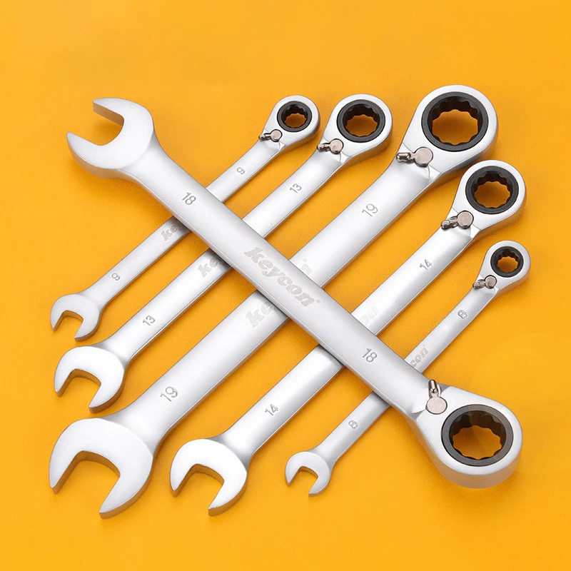 Home Bar Supplies - Ratchet Wrench 8-19mm Quick Ratchet Spanner