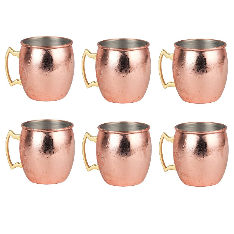 6Pcs 60ml Mule Copper Mugs Cup - Mule Copper Mug recension och pris