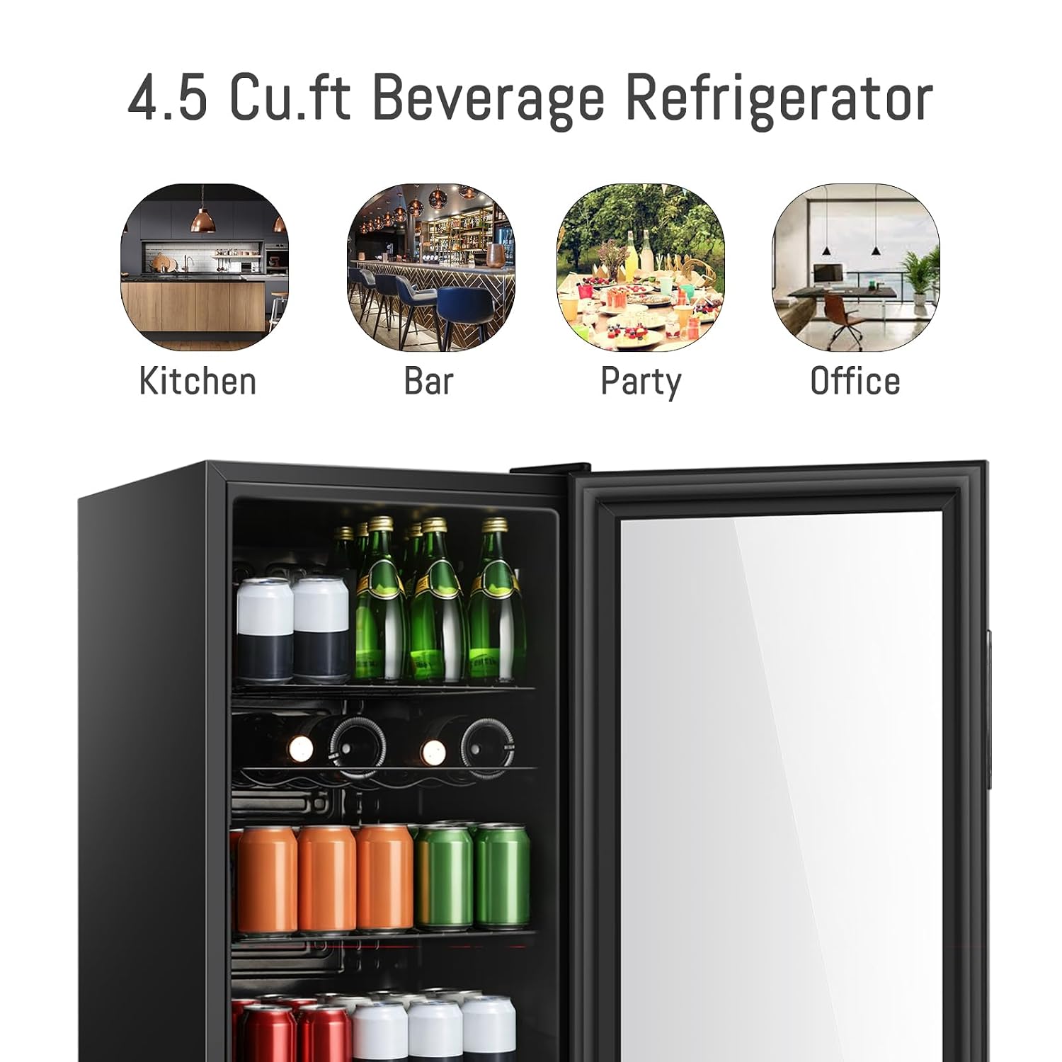 4.5 cu.ft Beverage Refrigerato - Home Bar And Fridge recension och pris