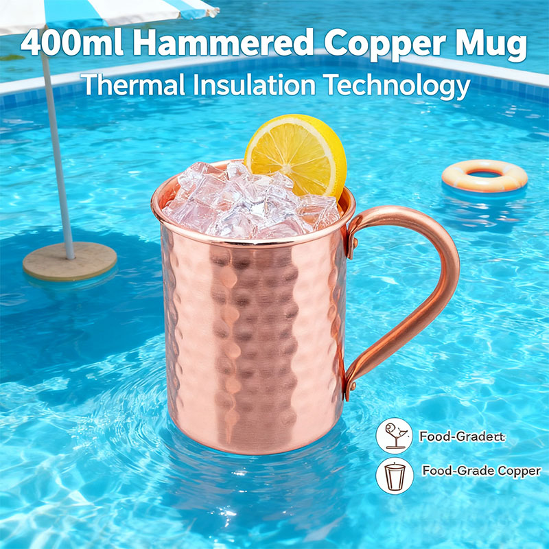 New 100% Copper Cups Pure Soli - Mule Copper Mug recension och pris