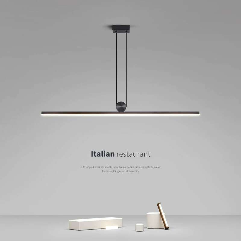 Black Led Long Pendant Lights  - Home Bar Word recension och pris