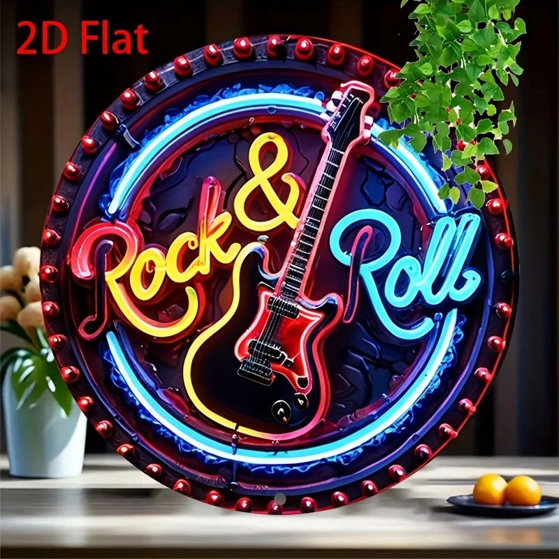 A Vintage Rock Neon Sign, 2Dfl - Home Bar Accessories recension och pris