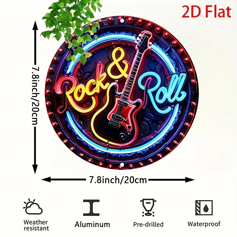 A Vintage Rock Neon Sign, 2Dfl - Home Bar Accessories recension och pris